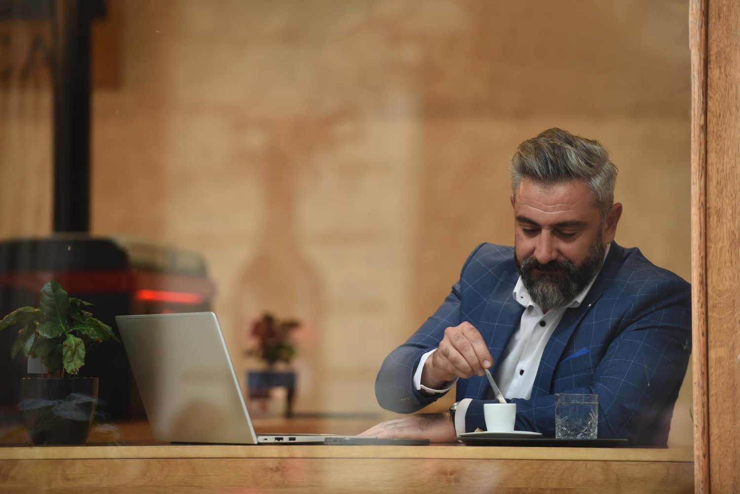 Business Owner At Coffee Shop