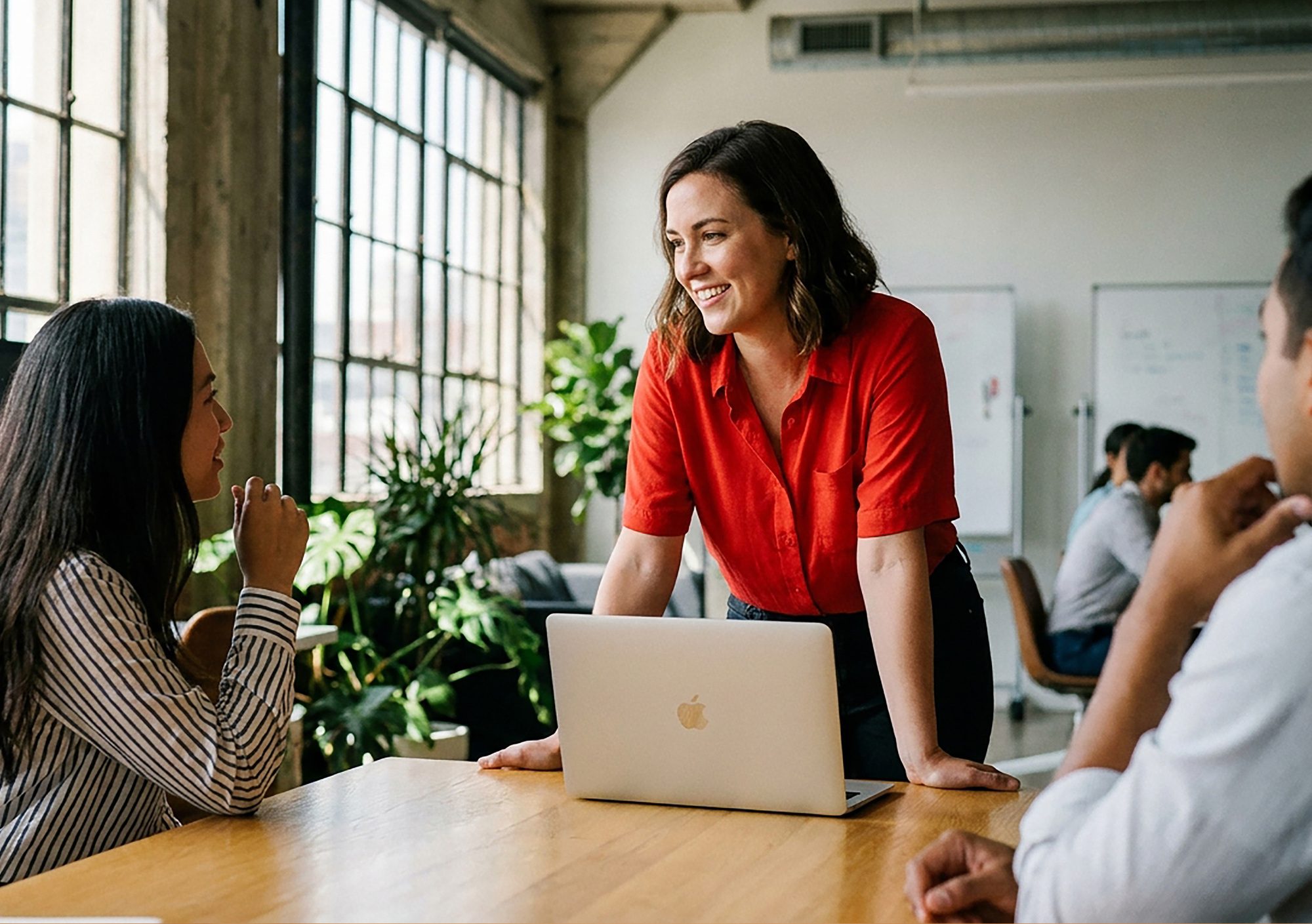 business individuals working