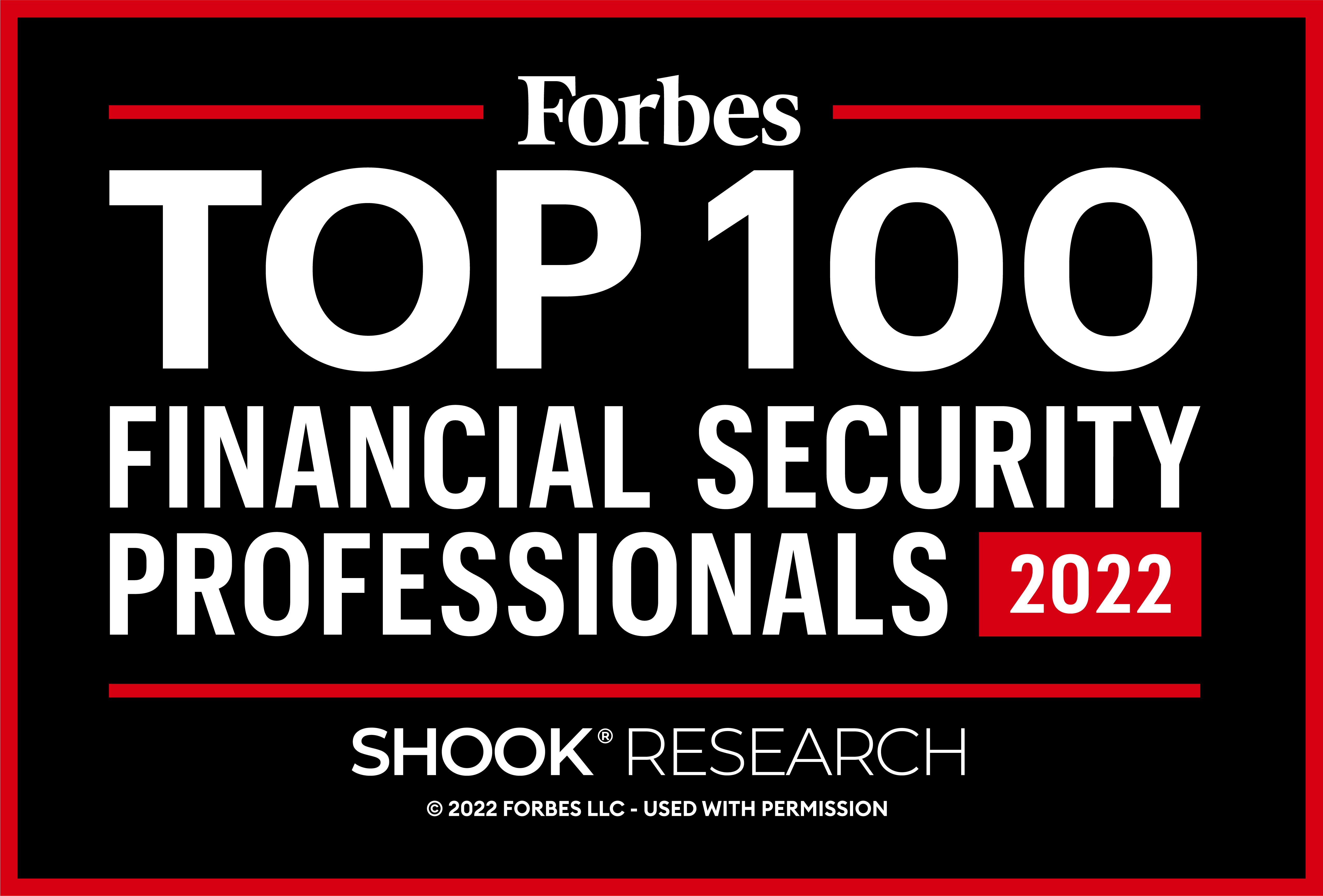 Forbest Top 100 Financial Security Professionals 2022