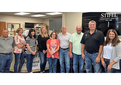 St. Joseph, MO branch group image of employees in casual jeans attire