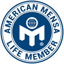 American mensa life member logo
