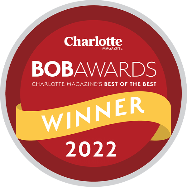 Charlotte Magazine Bob Awards Winner 2022