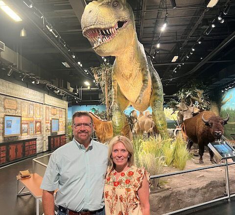 Jimmy and wife Dona at Creation Museum