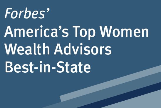 Forbes' America's Top Women Wealth Advisors Best-in-State award badge