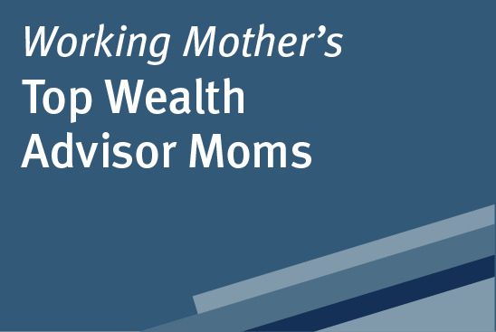 Working Mother's Top Wealth Advisor Moms award badge