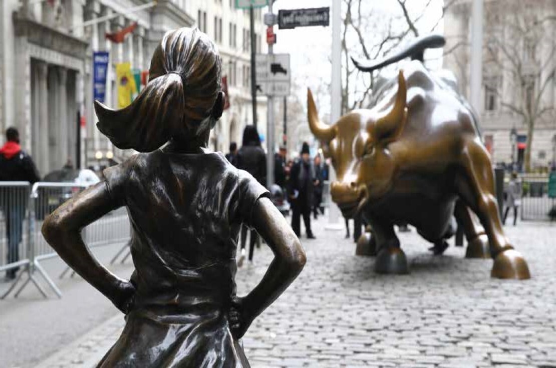 Girl versus bull