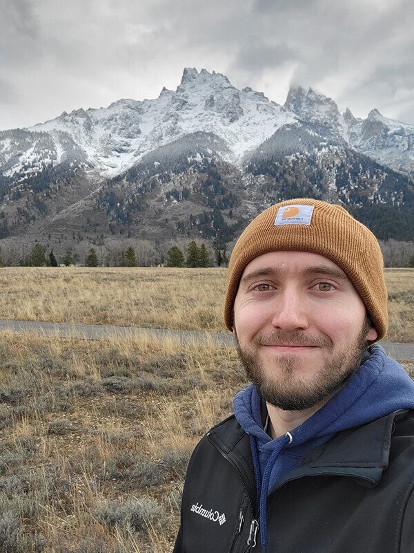 Tyler by mountain