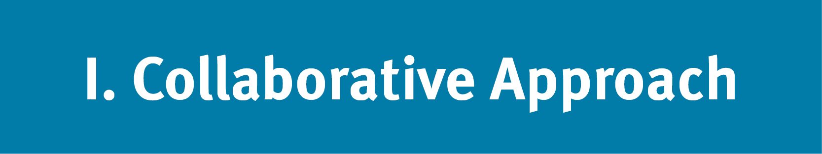 I. Collaborative Approach